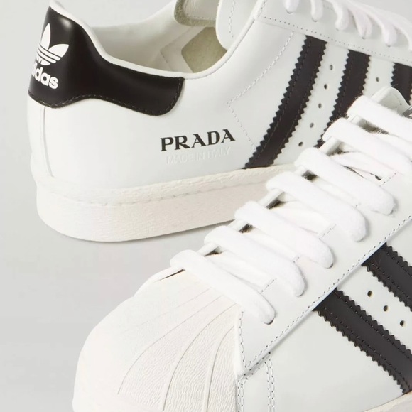 Classic Adidas superstar shell toes made by Prada - Picture 3 of 6